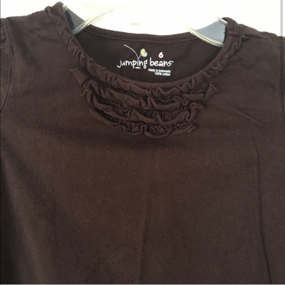 Jumping Beans Girls size6 100% cotton ruffle shirt - Picture 2 of 5
